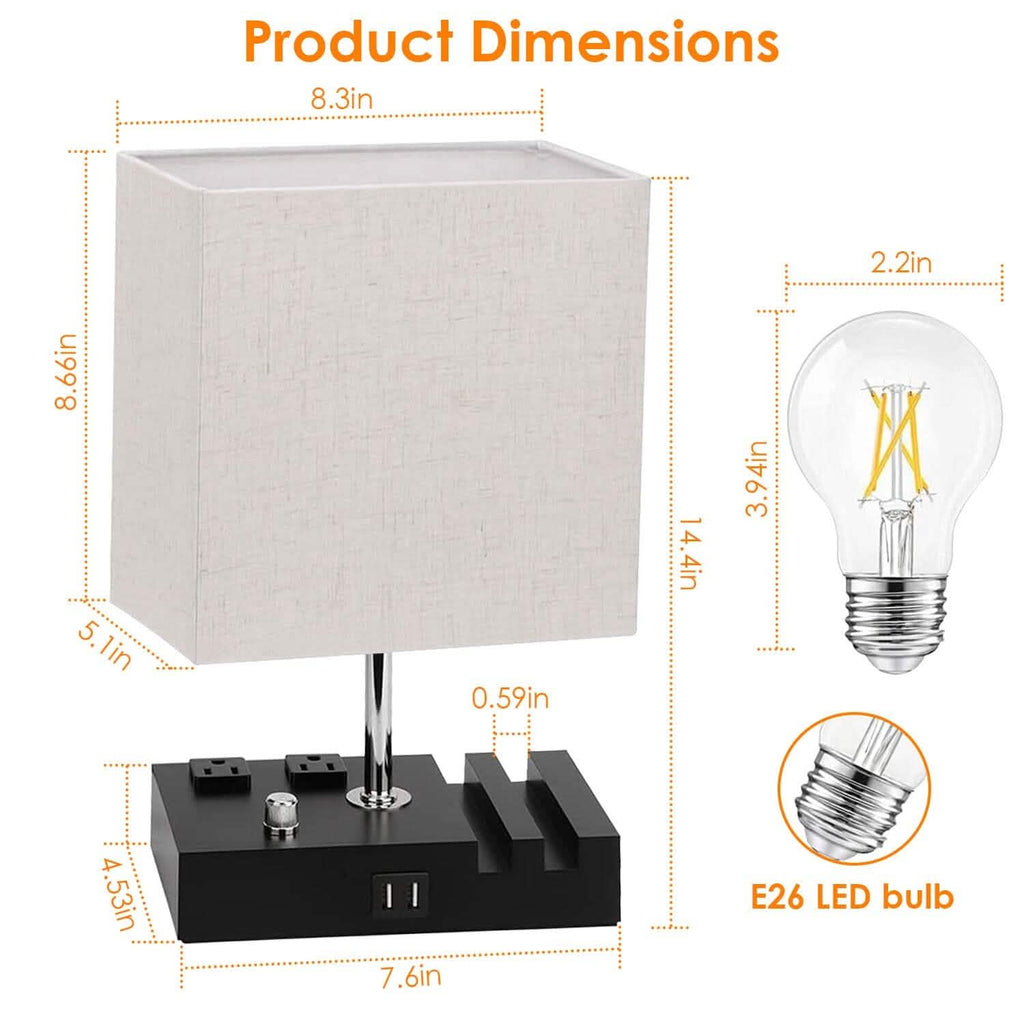 Lampe de table entièrement gradable