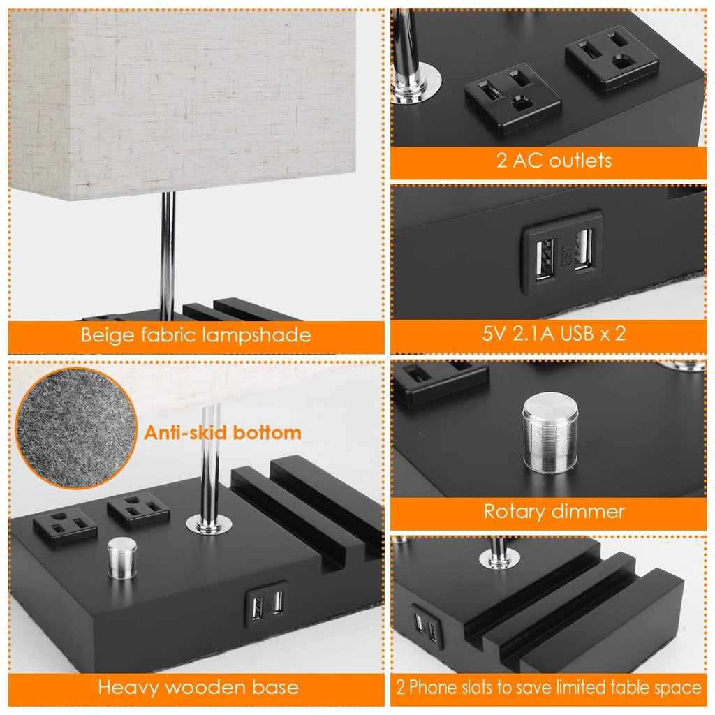 Lampe de table entièrement gradable