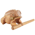 Instrument de percussion en bois en forme de grenouille
