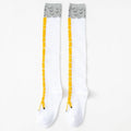 Chaussettes rigolotes poulet longues en coton à la mode drôles 3D unisexe au-dessus du genou chaussettes hautes Halloween Noël cadeau dessin animé chaussettes amusantes cuisse haute chaussettes pattes de poulet pour hommes et femmes