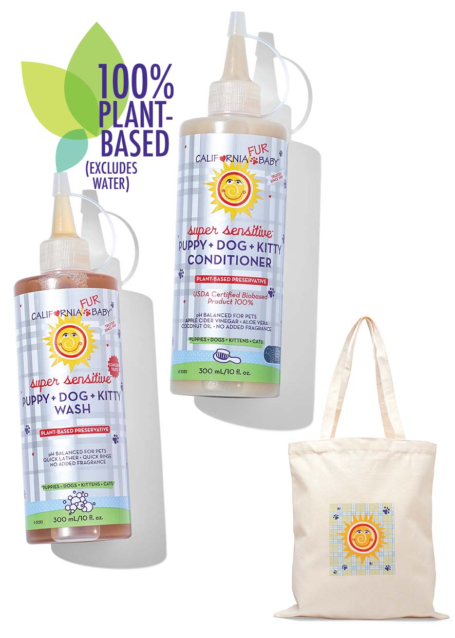 Shampoing et revitalisant Super Sensitive™ sans parfum pour chiots, chiens et chatons