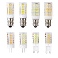 Ampoule LED G9 G4 E14 5W AC220V Lampe LED Maïs SMD 2835 51LEDs Blanc / Blanc chaud Remplace lampe halogène 1PCS Ampoule Dimmable 4W, 40 Watt Équivalent Halogène T4 G9, 2700K Blanc chaud doux, 120V Sans scintillement, Éclairage de lustre