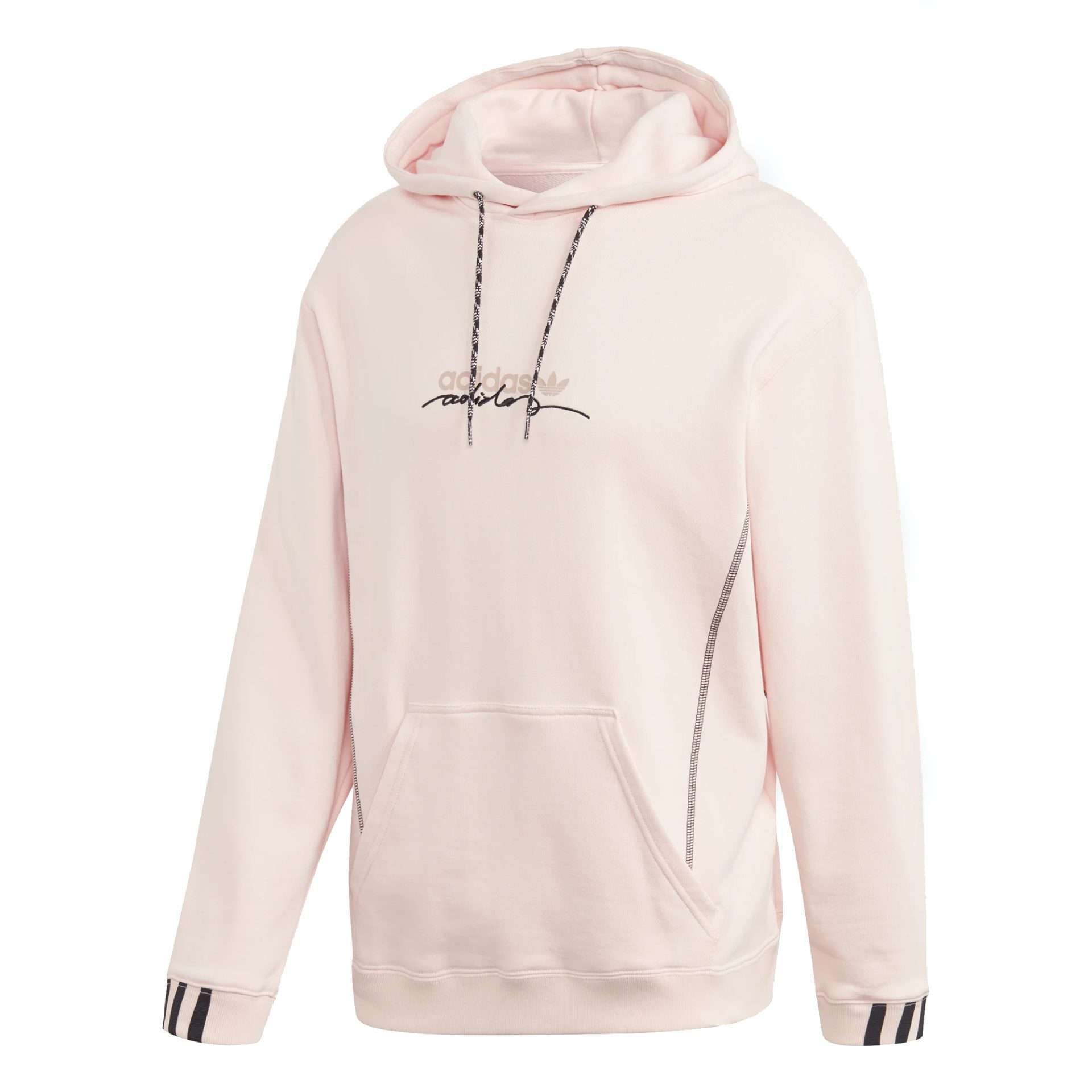 Sweat à capuche R.Y.V. adidas Originals pour hommes - Rose teinté