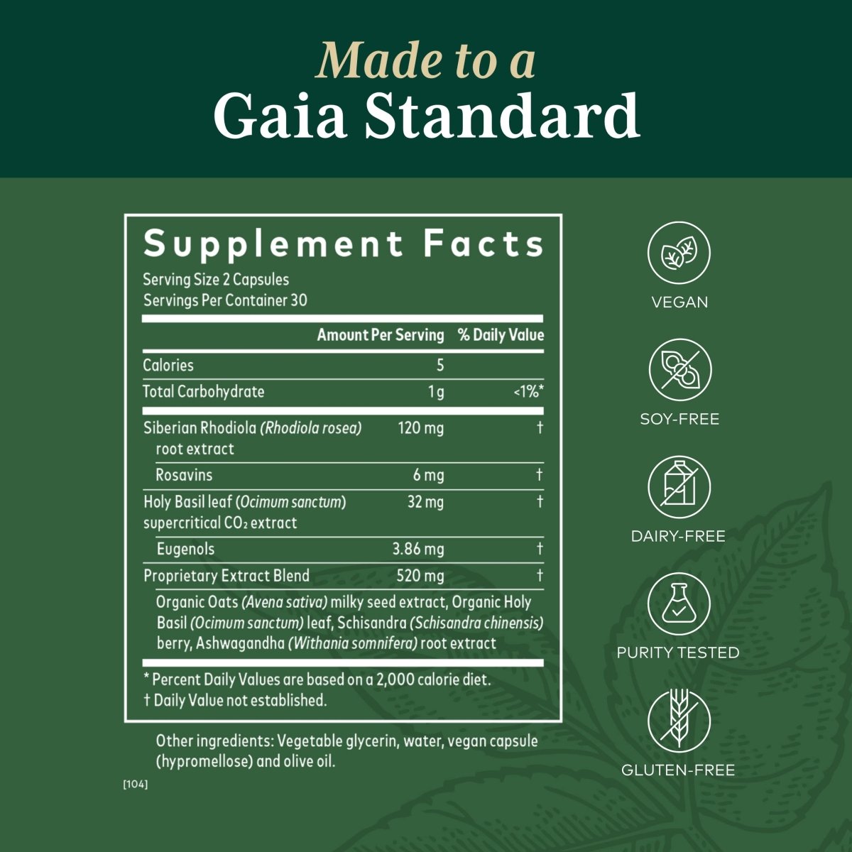 Gaia PRO Jour HPA - 60 Phyto-Capsules Liquides Végétaliennes (30 Portions)