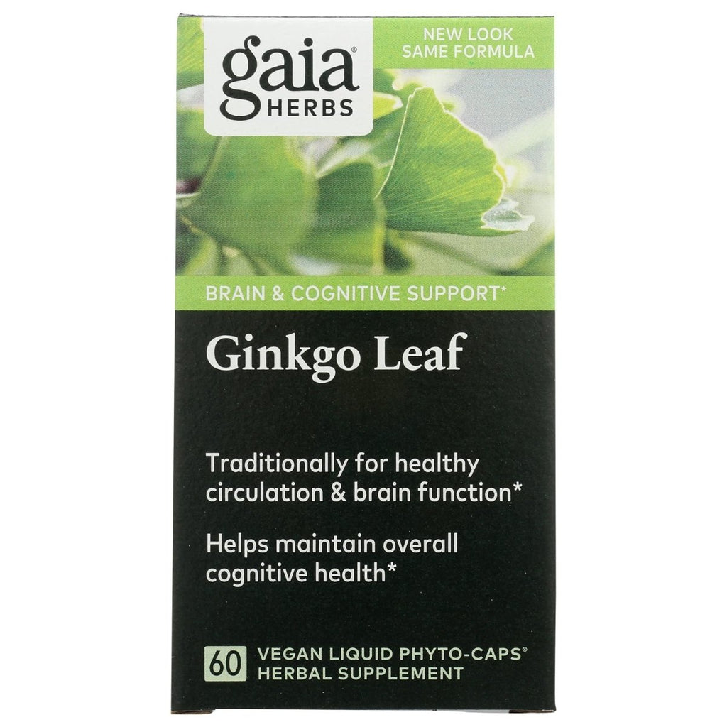 Gaia Herbs Feuille de Ginkgo