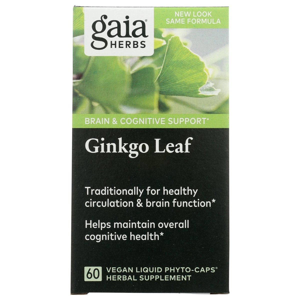 Gaia Herbs Feuille de Ginkgo