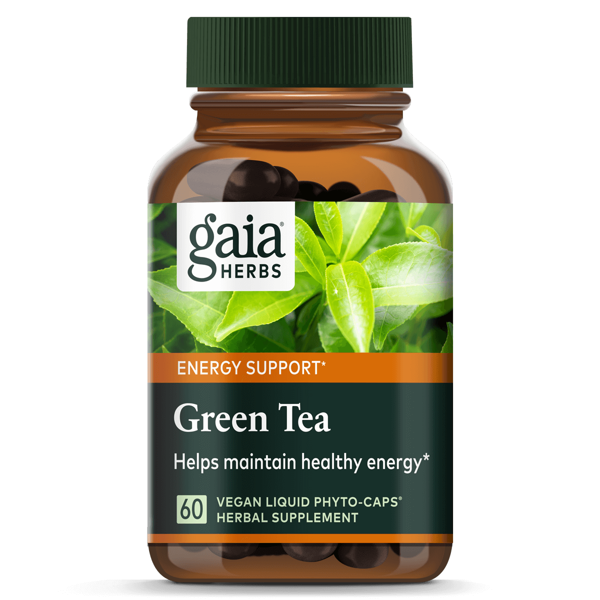 Gaia Herbs Thé vert 60 gélules végétales