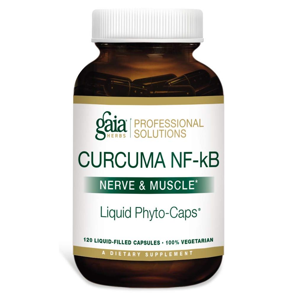 Gaia Herbs (Professional Solutions) Curcuma NF-kB : Nerfs et Muscles 120 gélules