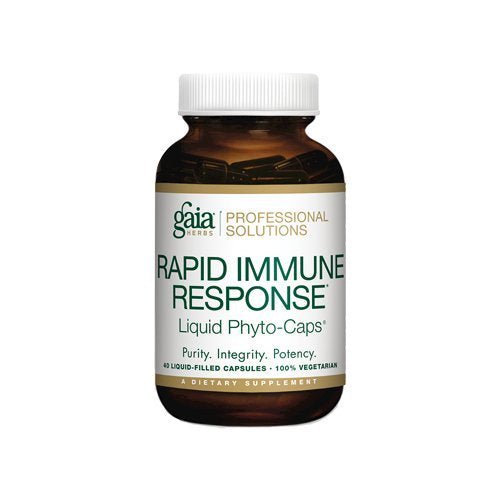 Gaia Herbs Rapid Immune Response (Rx-A Defense) 40 Phyto-Caps liquides (aussi appelé Quick Defense [version non-pro])