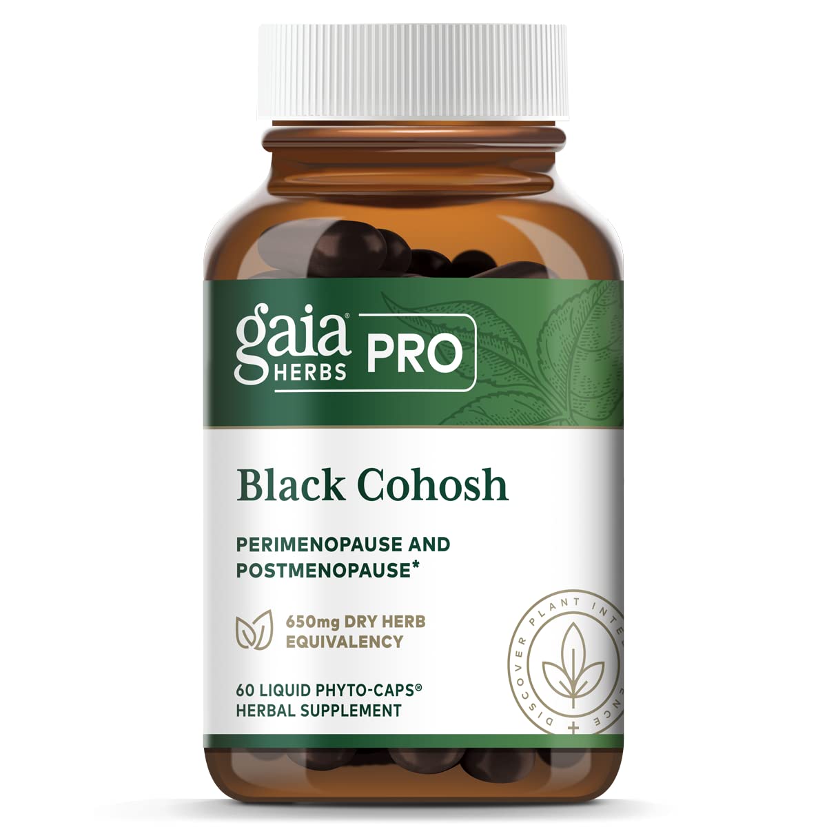 Gaia PRO Black Cohosh - 60 Vegan Liquid Phyto-Capsules (60 Servings)
