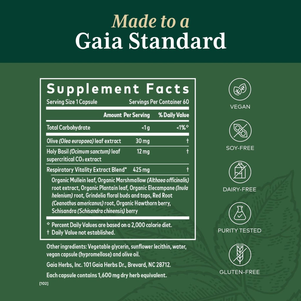 Gaia PRO Formule quotidienne pour les poumons