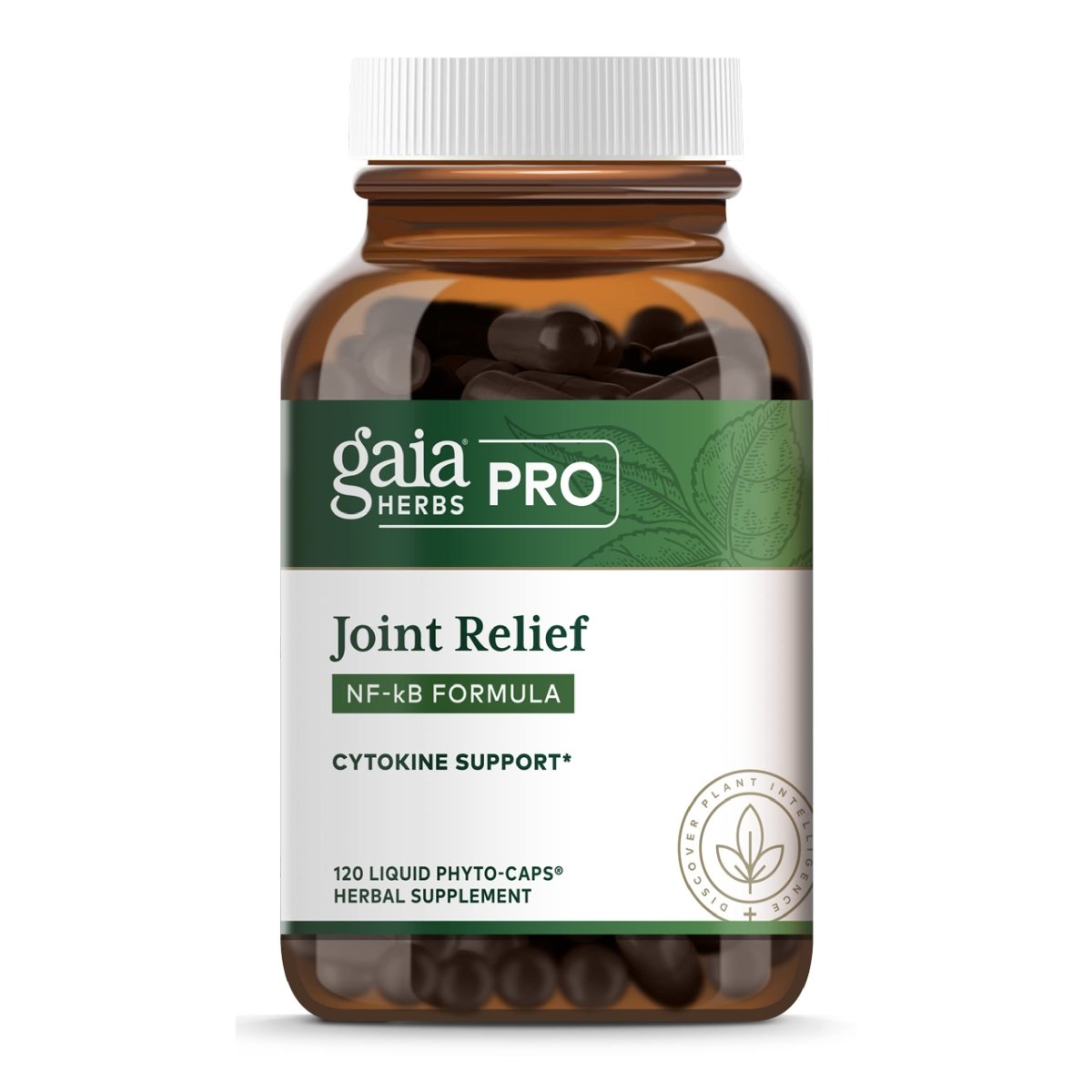 Gaia PRO Soulagement de l'Inconfort (Curcuma Supreme® Articulations) Formule NF-kB - 120 Phyto-Capsules Liquides Végétaliennes (60 Portions)