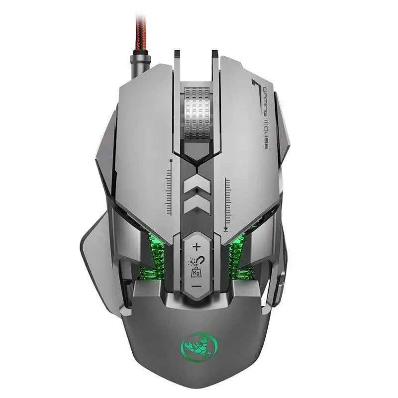 Souris Gaming Ergonomique Filaire 6400 DPI Confortable Souris de Jeu Optique USB pour PC