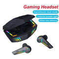 Casques de jeu sans fil, écouteurs Bluetooth à faible latence, casque antibruit pour le sport avec micro, écouteurs de sport sans fil Bluetooth avec microphone, 5h d'autonomie, écouteurs de course sans fil