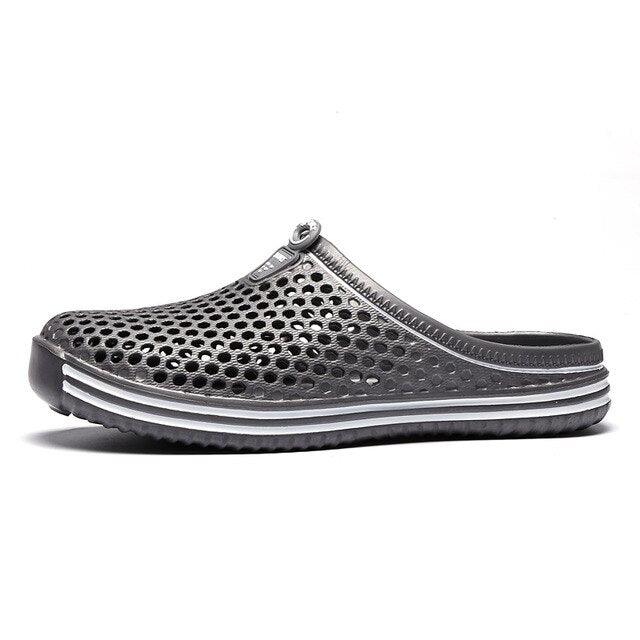 Sabots de jardin pour femmes, séchage rapide, sandales d'été plates pour la plage, sandales d'extérieur respirantes en maille, chaussures de plage, chaussons antidérapants, sandales à séchage rapide