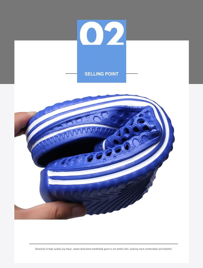 Sabots de jardin pour femmes, séchage rapide, sandales d'été plates pour la plage, sandales d'extérieur respirantes en maille, chaussures de plage, chaussons antidérapants, sandales à séchage rapide