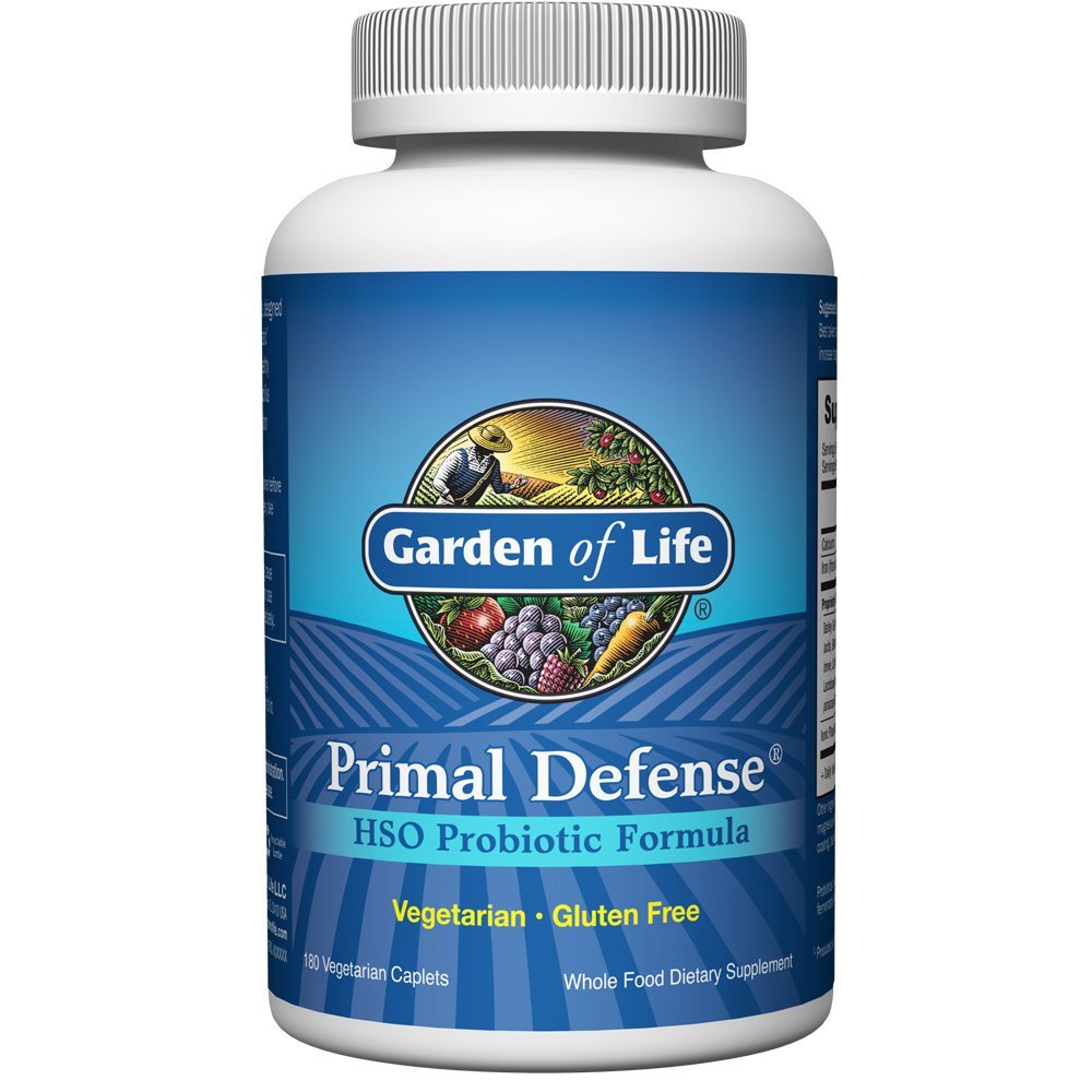 Garden of Life - Formule de probiotiques Primal Defense HSO - 180 comprimés végétariens
