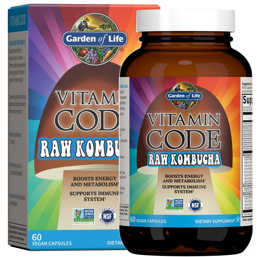 Garden of Life - Vitamin Code RAW Kombucha - 60 gélules végétaliennes