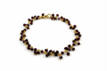 Bracelet grappe de pierres précieuses grenat