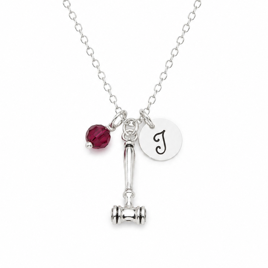Collier Pendentif Marteau – Bijoux Personnalisés en Argent Sterling
