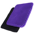 Coussin de siège en gel antidérapant, respirant, nid d'abeille, coussin de pression