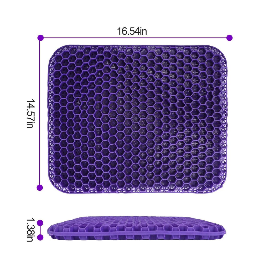 Coussin de siège en gel antidérapant, respirant, nid d'abeille, coussin de pression