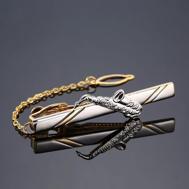Attache-cravate élégante pour homme, pince à cravate pour cravate fine, cadeau pour mari, pince à cravate de mariage en forme de dauphin, bijoux pour homme, pinces à cravate romantiques, témoins, pinces à cravate formelles pour affaires