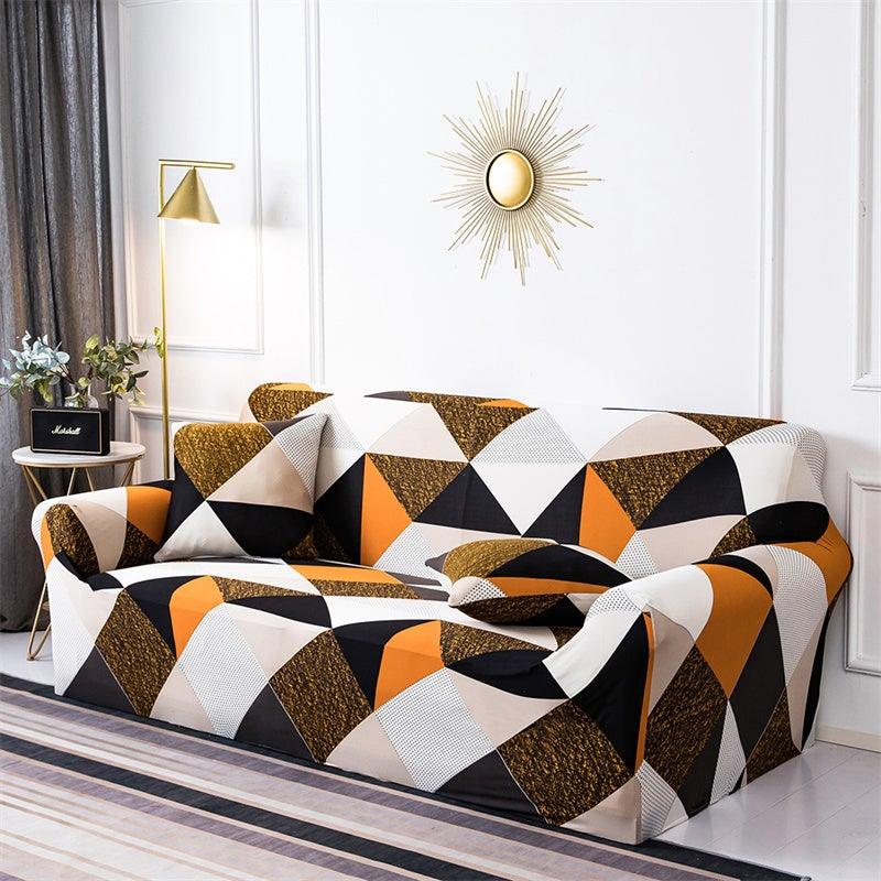 Housses de canapé géométriques extensibles à carreaux pour salon, housses de canapé élastiques, housses de canapé, de fauteuil, serviette 1 2 3 4 places pour canapés, causeuses, fauteuils, meubles universels de salon