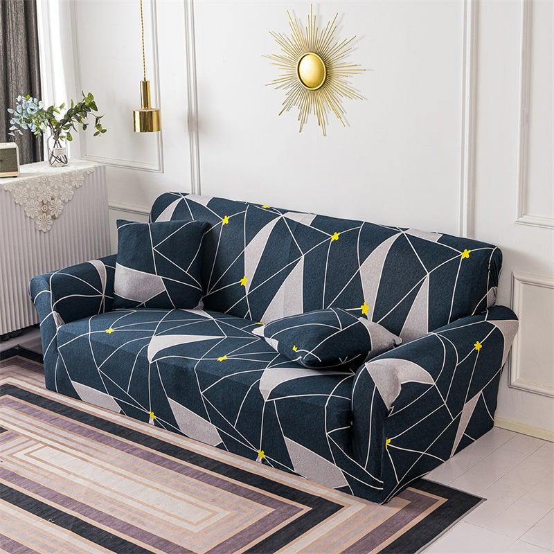 Housses de canapé géométriques extensibles à carreaux pour salon, housses de canapé élastiques, housses de canapé, de fauteuil, serviette 1 2 3 4 places pour canapés, causeuses, fauteuils, meubles universels de salon