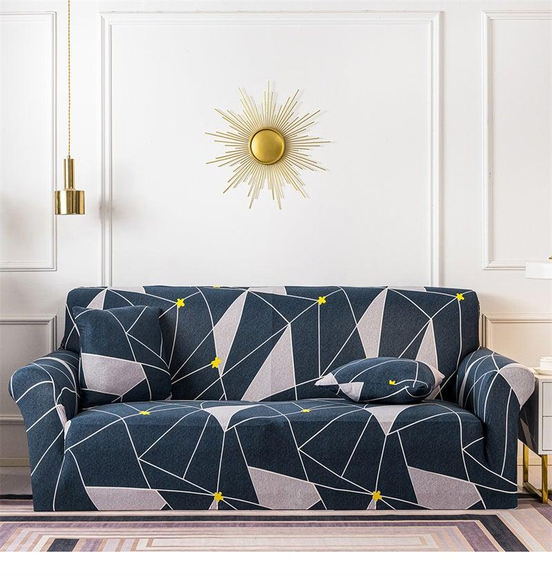 Housses de canapé géométriques extensibles à carreaux pour salon, housses de canapé élastiques, housses de canapé, de fauteuil, serviette 1 2 3 4 places pour canapés, causeuses, fauteuils, meubles universels de salon