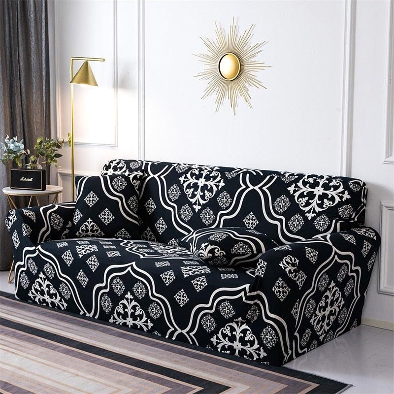 Housses de canapé géométriques extensibles à carreaux pour salon, housses de canapé élastiques, housses de canapé, de fauteuil, serviette 1 2 3 4 places pour canapés, causeuses, fauteuils, meubles universels de salon