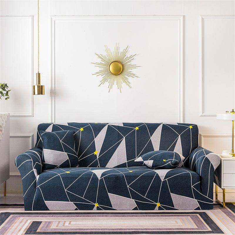 Housses de canapé géométriques extensibles à carreaux pour salon, housses de canapé élastiques, housses de canapé, de fauteuil, serviette 1 2 3 4 places pour canapés, causeuses, fauteuils, meubles universels de salon