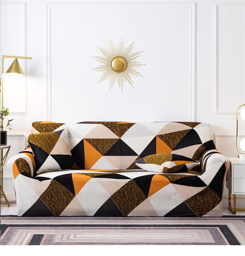 Housses de canapé géométriques extensibles à carreaux pour salon, housses de canapé élastiques, housses de canapé, de fauteuil, serviette 1 2 3 4 places pour canapés, causeuses, fauteuils, meubles universels de salon