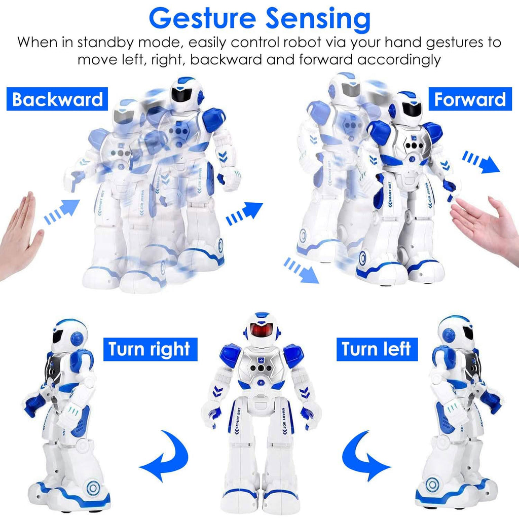 Robot intelligent télécommandé avec détection de gestes