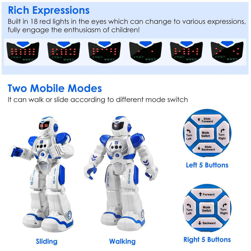 Robot intelligent télécommandé avec détection de gestes