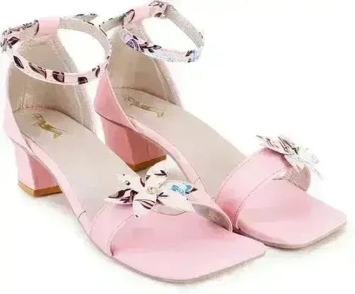 Sandales à talons roses pour femmes