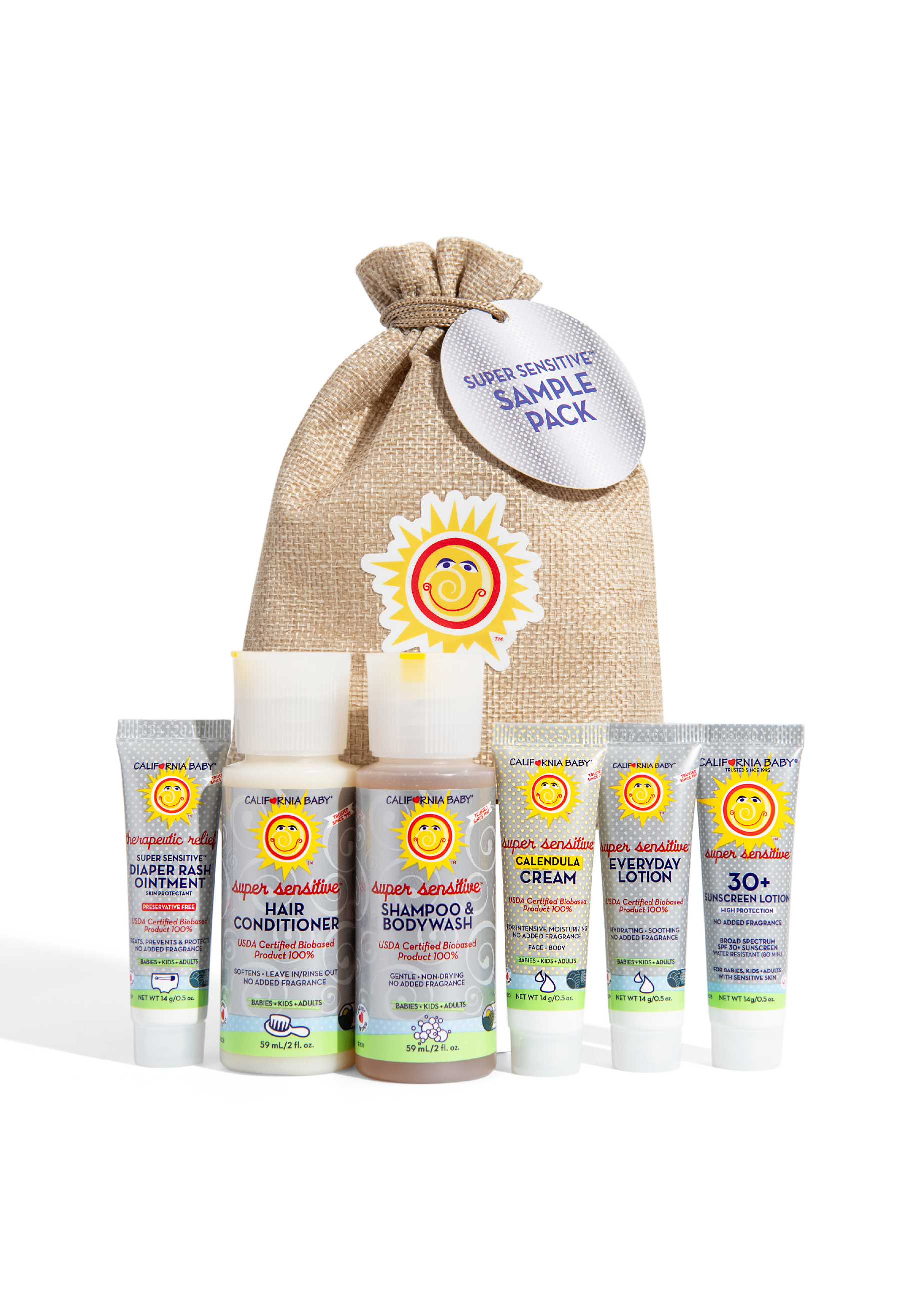 (Sans parfum) Trousse d'échantillons Super SensibleMC
