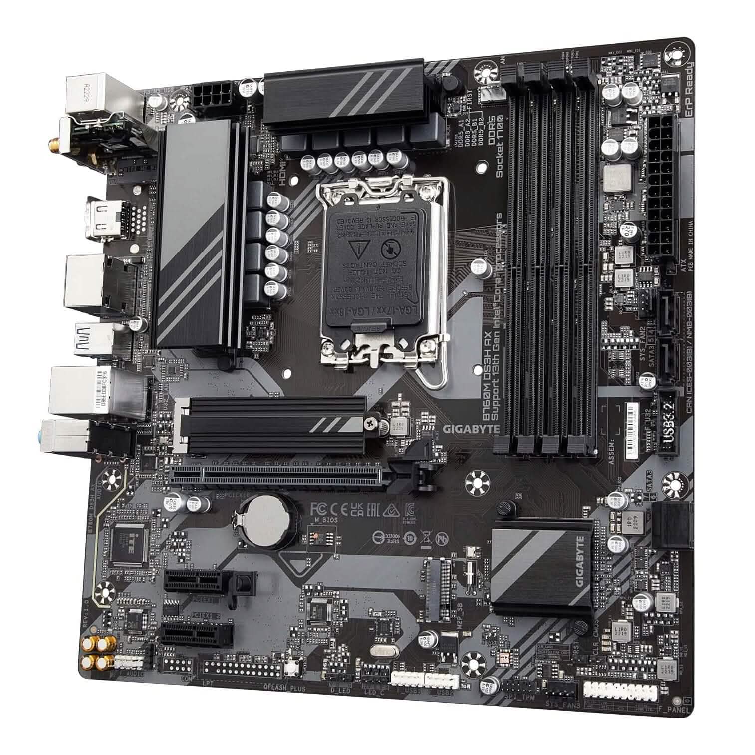 Carte mère GIGABYTE B760M DS3H AX (reconditionnée)