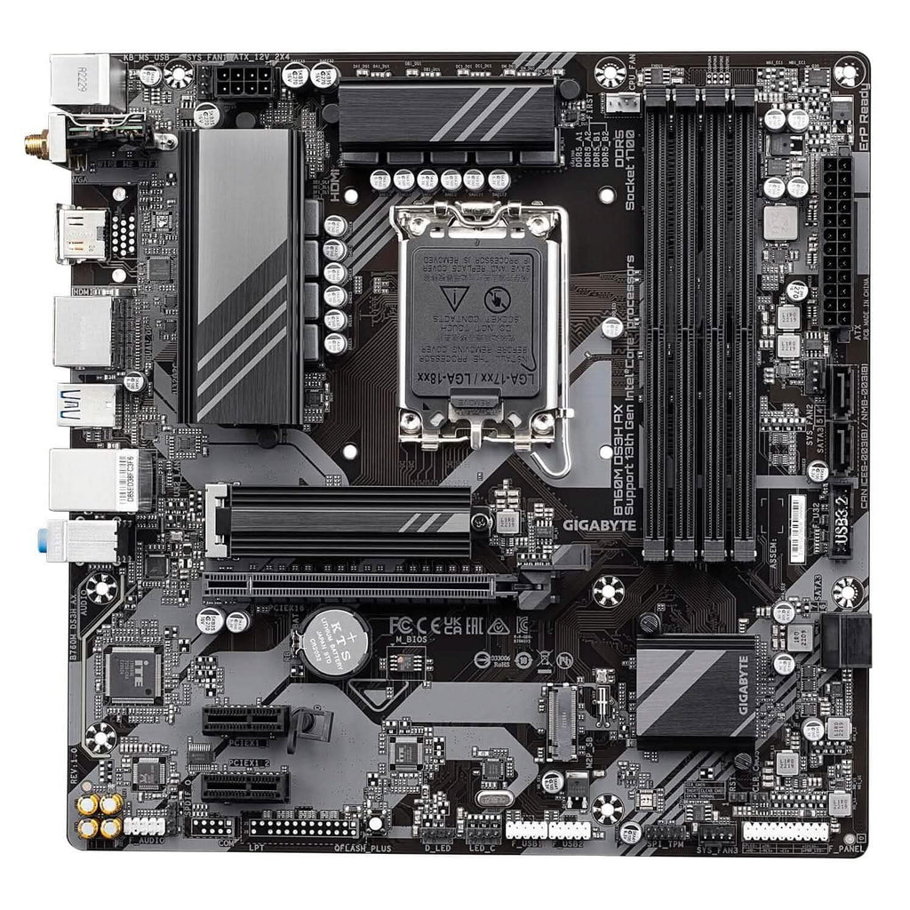 Carte mère GIGABYTE B760M DS3H AX (reconditionnée)