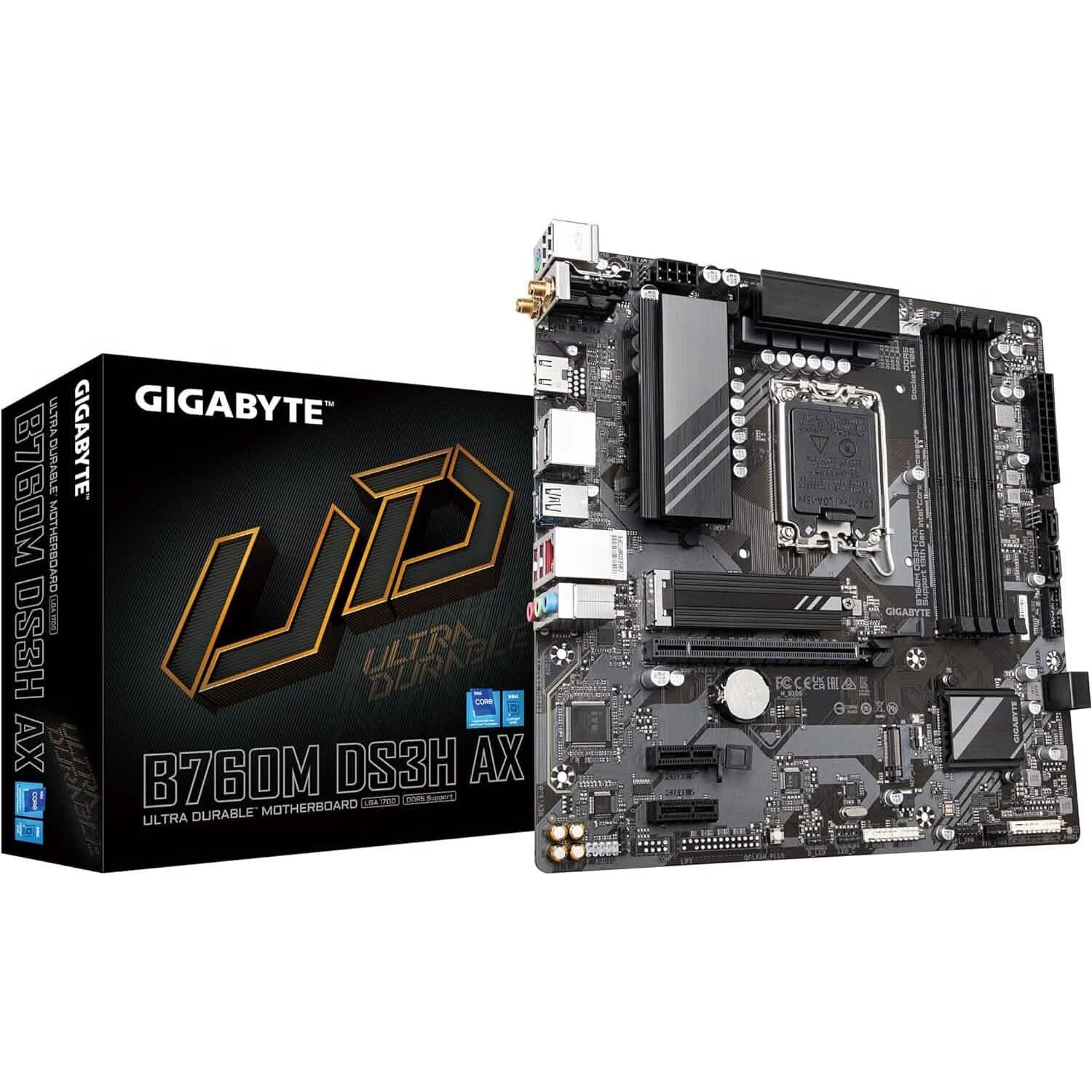 Carte mère GIGABYTE B760M DS3H AX (reconditionnée)