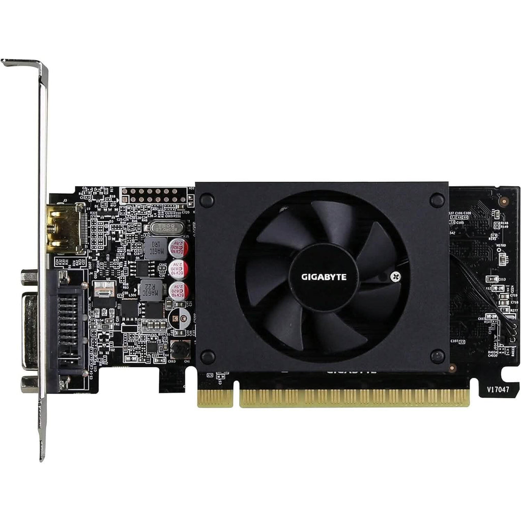 Cartes graphiques Gigabyte GeForce GT 710 2Go et interface de bus PCI Express 2.0 X8 (Reconditionné)