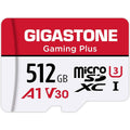 Carte mémoire Gigastone MicroSDXC 512 Go avec adaptateur (reconditionnée)