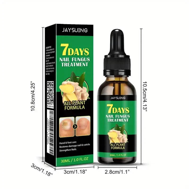Liquide de soin des ongles au gingembre, Réparation des mycoses des ongles, Soin des ongles des mains et des pieds