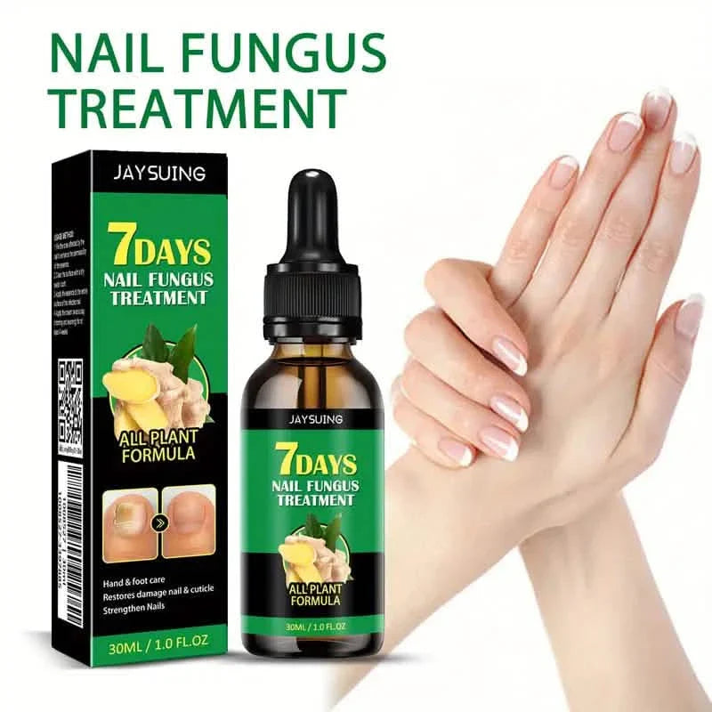 Liquide de soin des ongles au gingembre, Réparation des mycoses des ongles, Soin des ongles des mains et des pieds