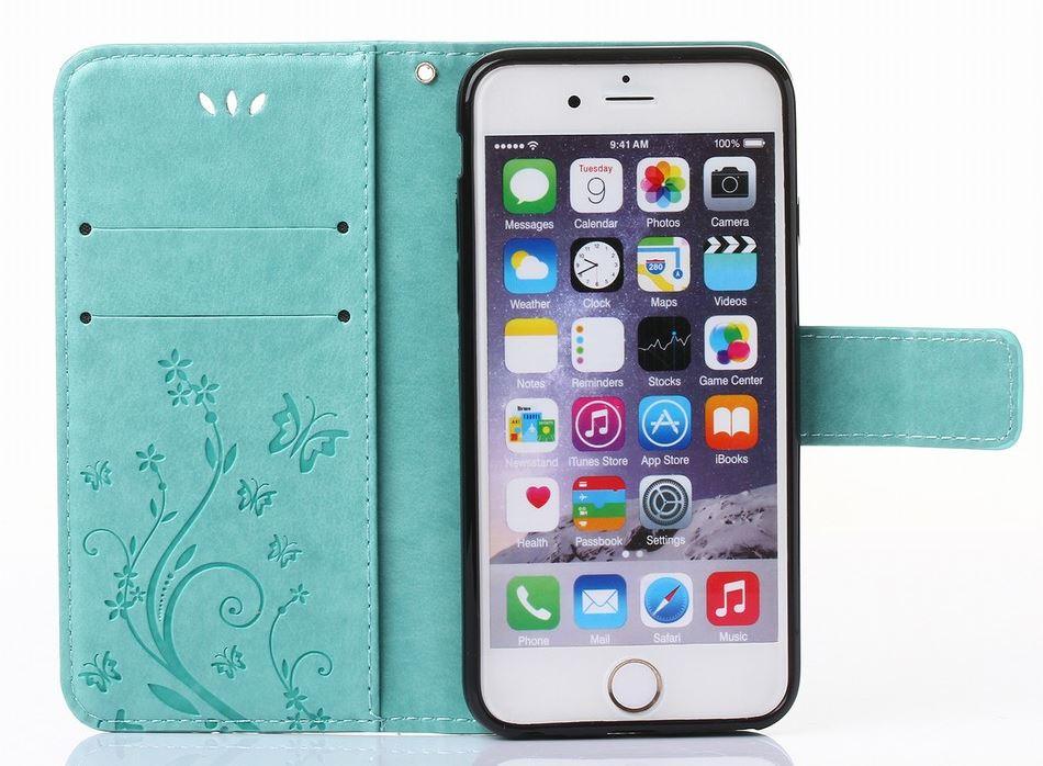 Étui portefeuille à rabat pour filles pour iPhone 13 12 Mini, support en cuir, coque arrière, étui portefeuille mignon en cuir PU pour iPhone