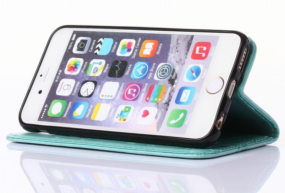 Étui portefeuille à rabat pour filles pour iPhone 13 12 Mini, support en cuir, coque arrière, étui portefeuille mignon en cuir PU pour iPhone