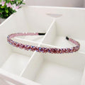 Bandeau pour cheveux de luxe brillant avec strass pour filles, accessoires de cerceau de cheveux en perles de diamant de haute qualité pour femmes, ornements de bandeaux en cristal