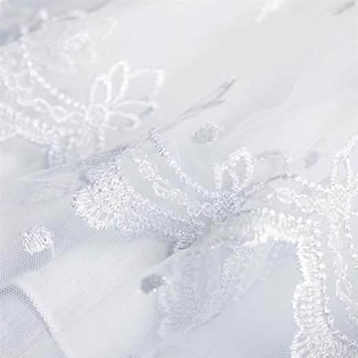 Robe Vintage Fille en Dentelle et Tulle pour Mariage