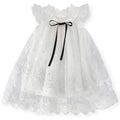 Robe Vintage Fille en Dentelle et Tulle pour Mariage