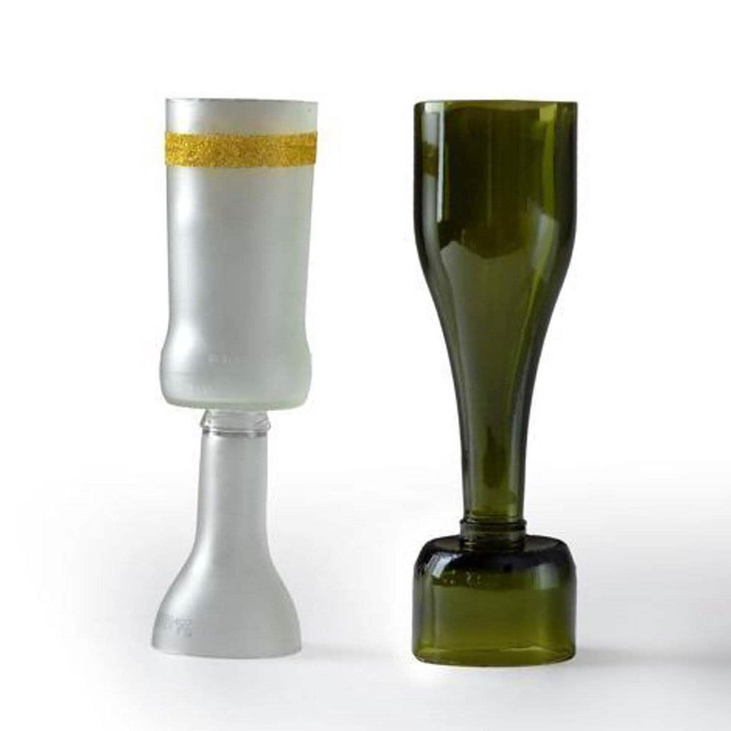 Outil de découpe de bouteilles de vin en verre et métal